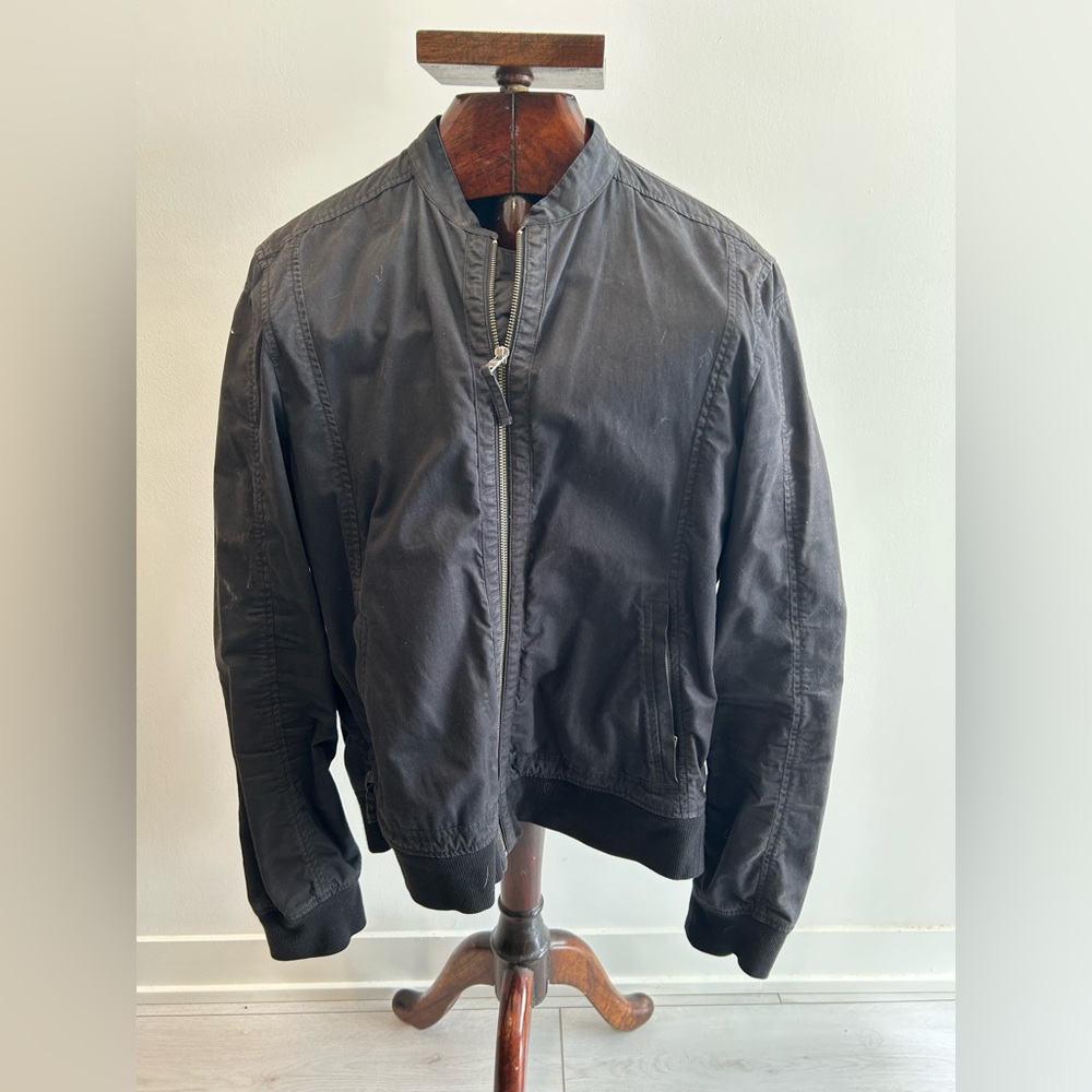 Men's Black Bomber Jacket